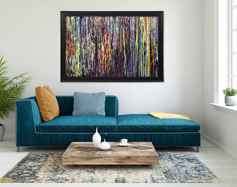 Original Abstract Painting by Robert Musser
