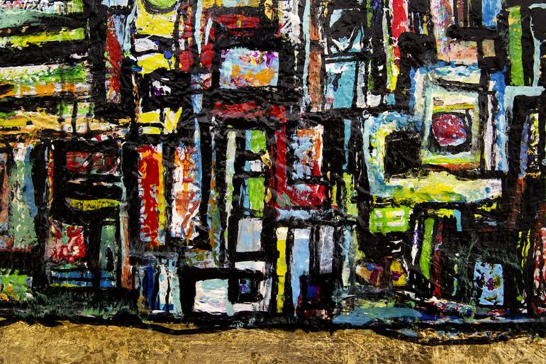 Original Abstract Expressionism Abstract Painting by Robert Musser