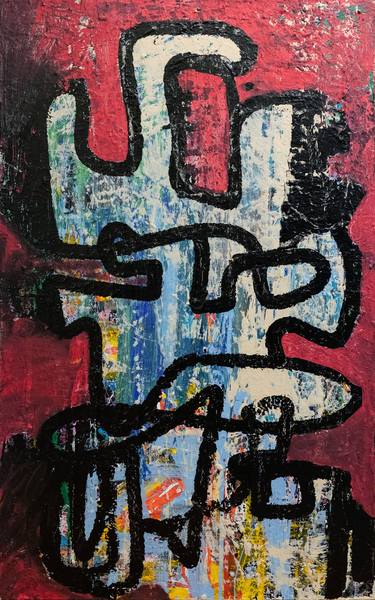 Original Abstract Expressionism Abstract Paintings by Robert Musser