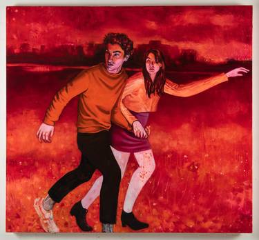 Original Contemporary People Painting by Mary Hayes