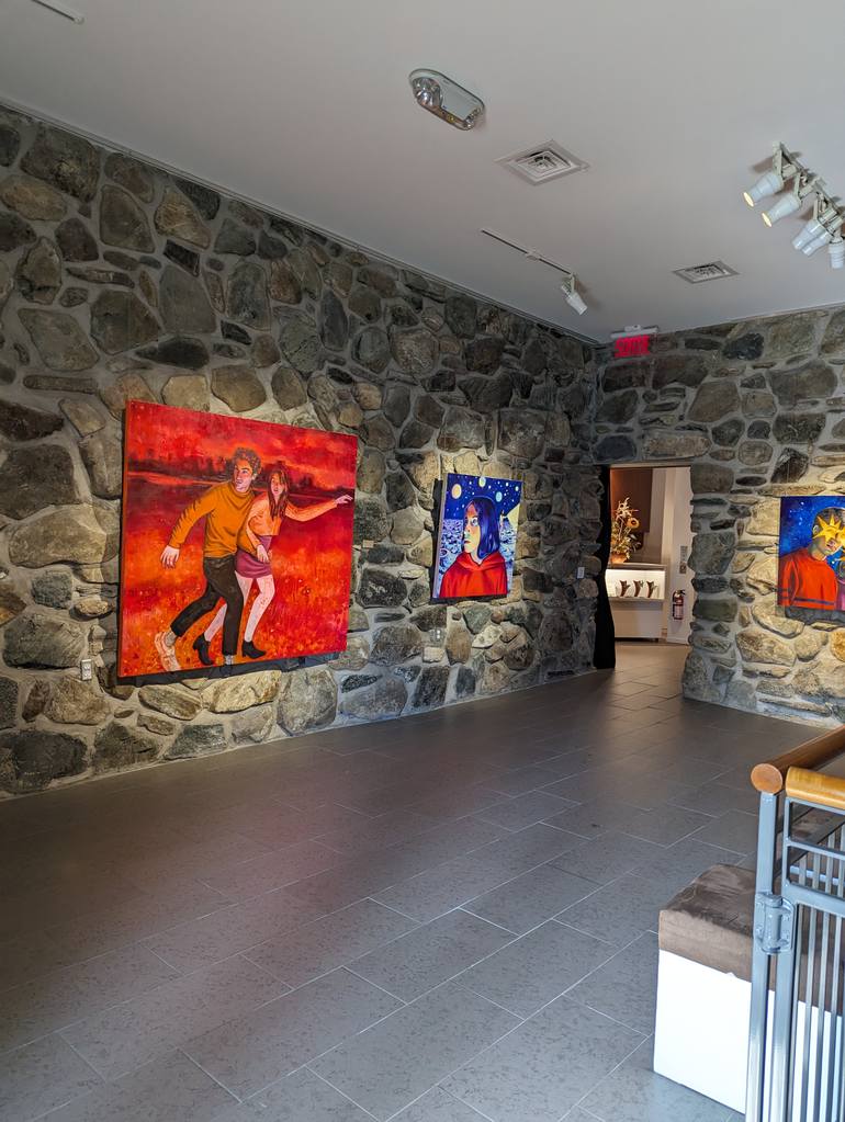 Original Contemporary People Painting by Mary Hayes