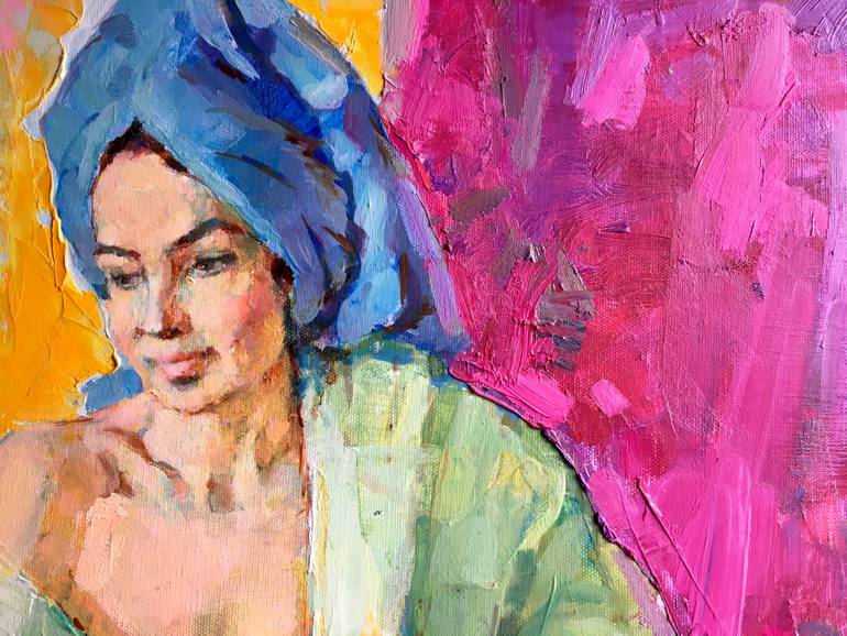 Original Figurative People Painting by Aleksei Chebotaru