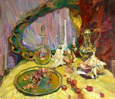 Original Food & Drink Painting by Aleksei Chebotaru
