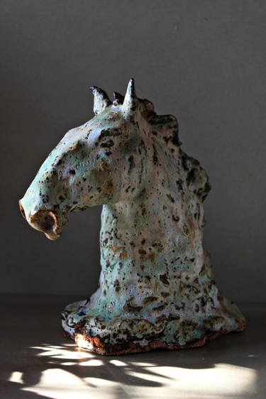 Original Figurative Horse Sculpture by Jian Mahony