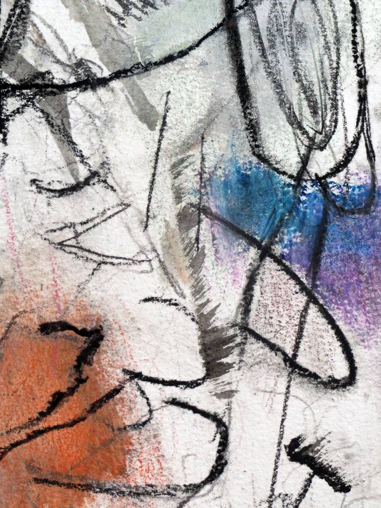 Original Abstract Expressionism Abstract Drawing by Sebastian Alsfeld