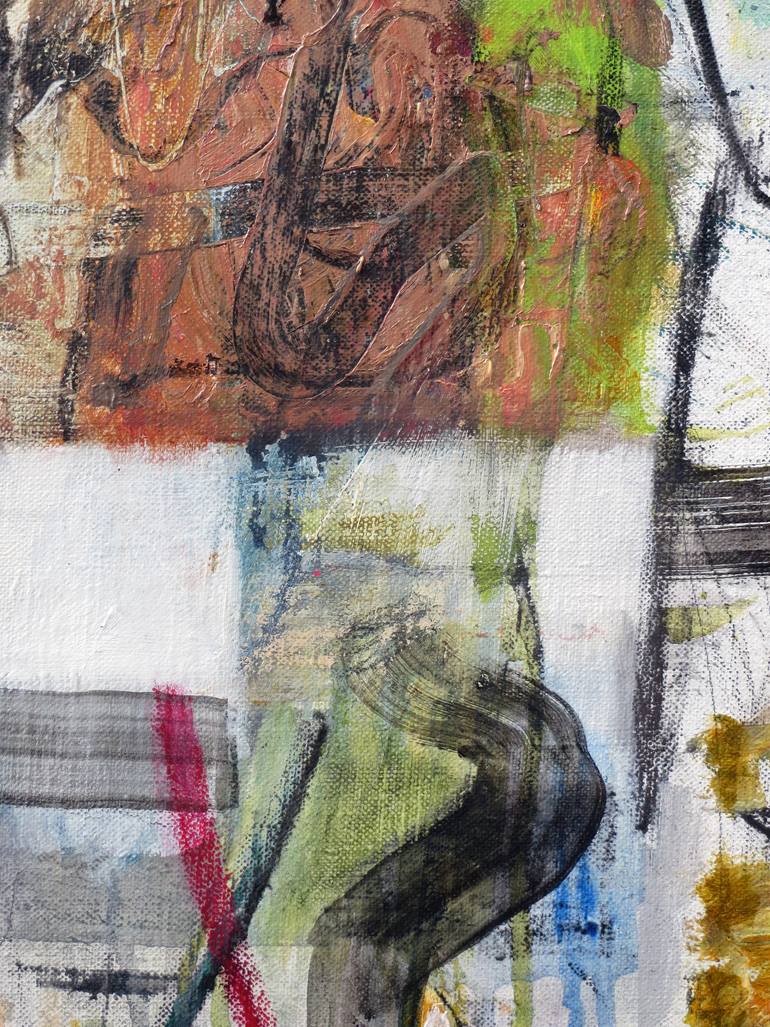 Original Abstract Expressionism Abstract Painting by Sebastian Alsfeld