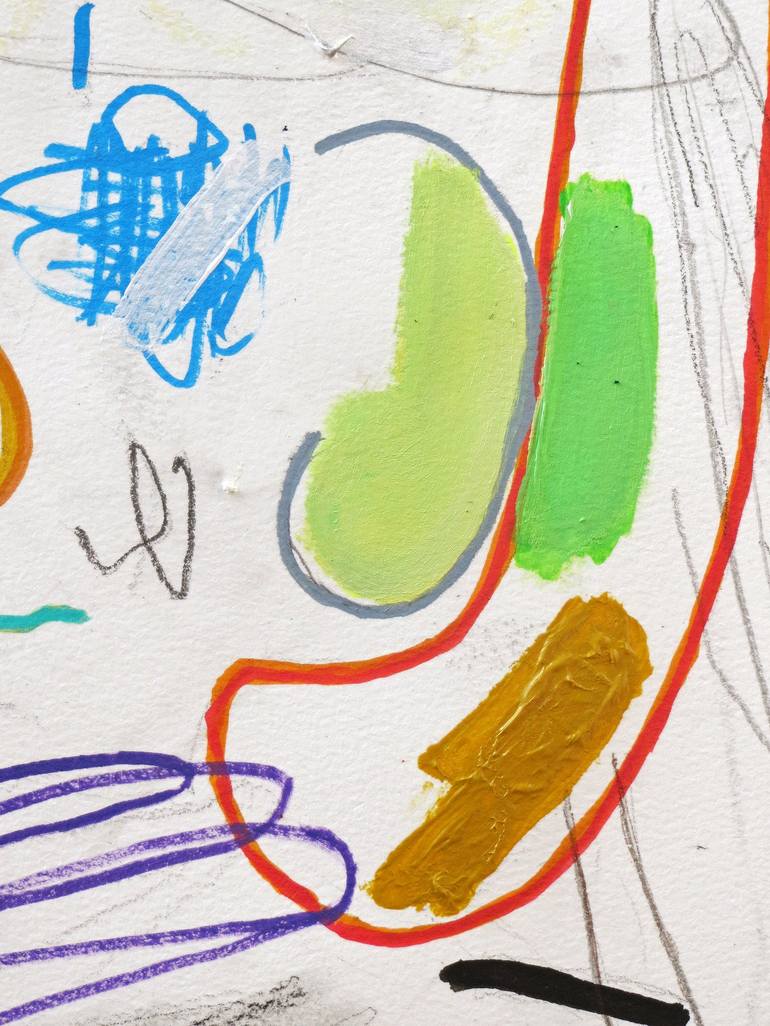 Original Abstract Expressionism Abstract Drawing by Sebastian Alsfeld