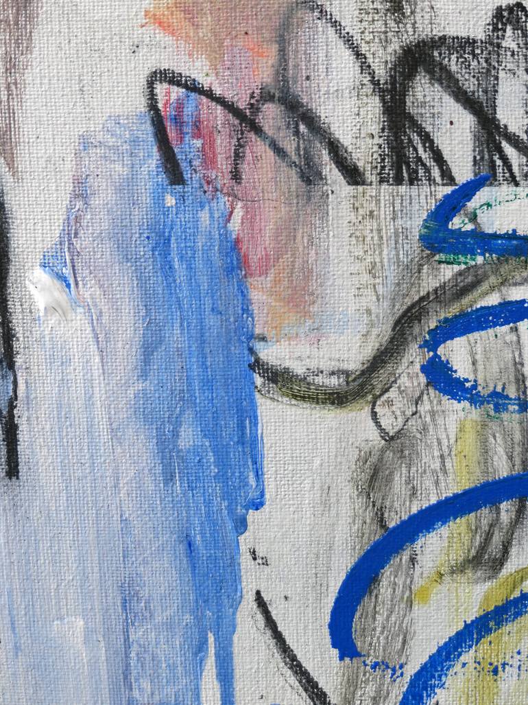 Original Abstract Expressionism Abstract Painting by Sebastian Alsfeld
