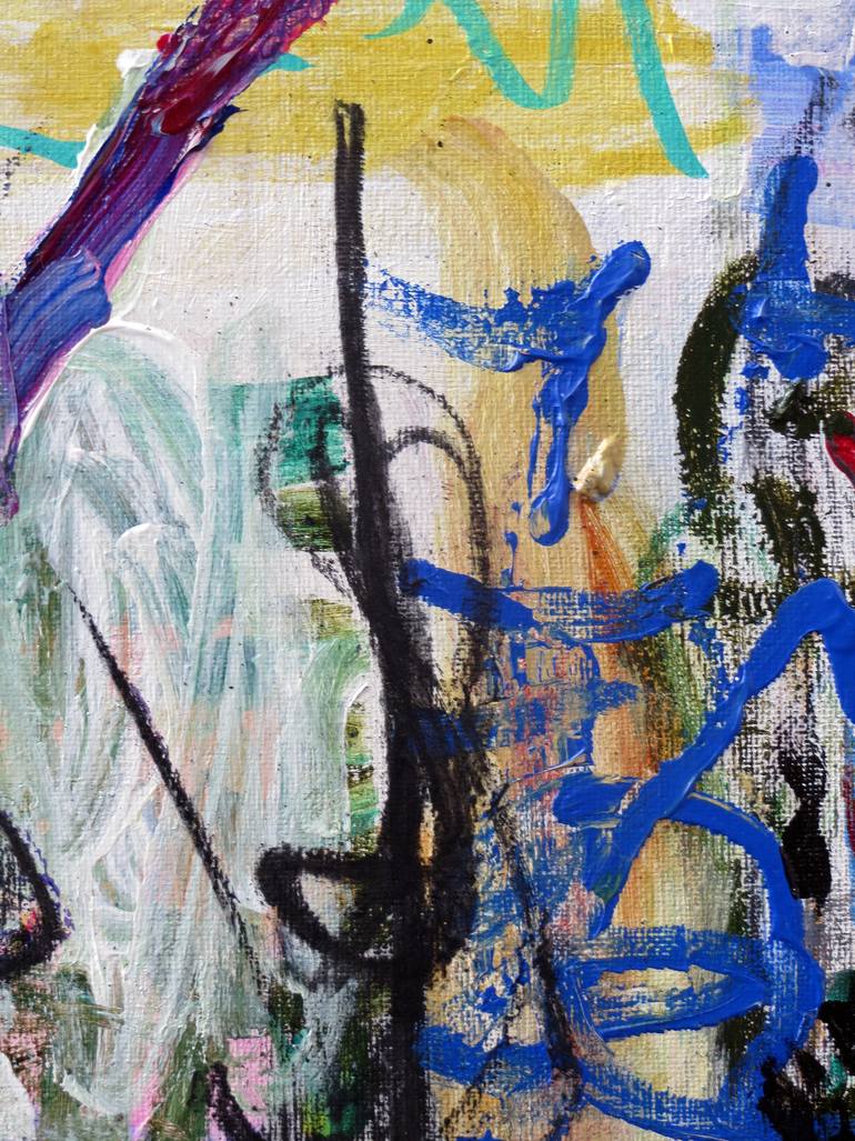 Original Abstract Expressionism Abstract Painting by Sebastian Alsfeld