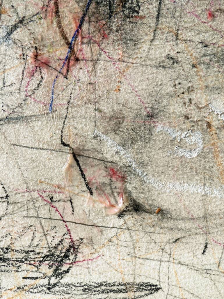 Original Abstract Expressionism Abstract Drawing by Sebastian Alsfeld