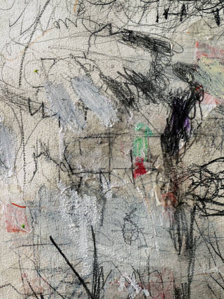 Original Abstract Expressionism Abstract Drawing by Sebastian Alsfeld