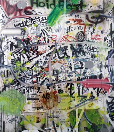 Print of Abstract Expressionism Graffiti Paintings by Sebastian Alsfeld