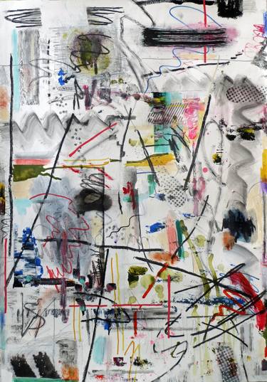 Original Abstract Expressionism Abstract Paintings by Sebastian Alsfeld