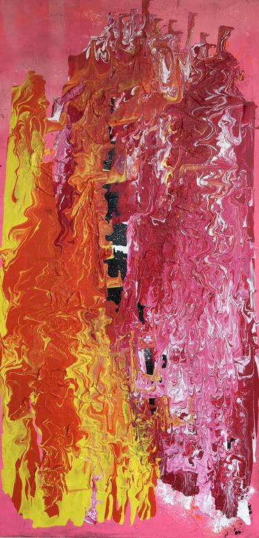 Original Abstract Expressionism Abstract Painting by Jamie Lawrence