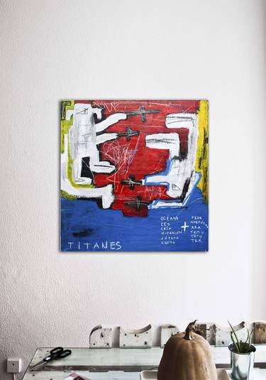 Original Abstract Culture Paintings by Juan Luis Fernández