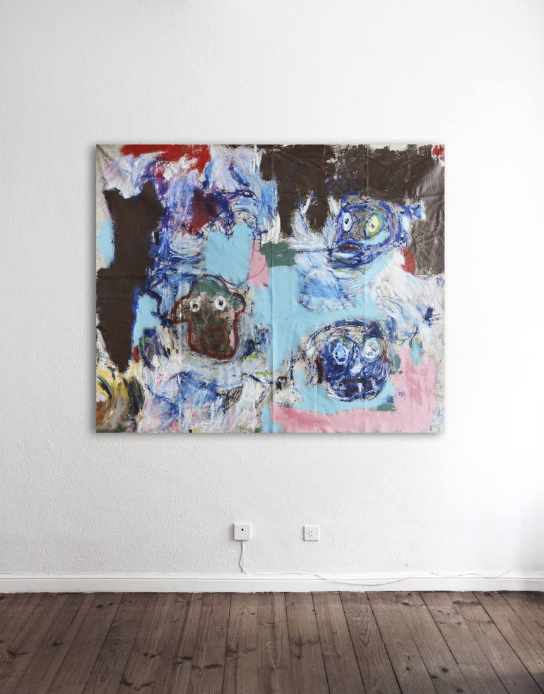 Original Abstract Expressionism Abstract Paintings by Juan Luis Fernandez