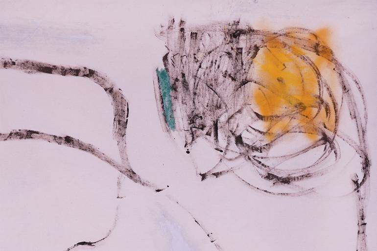 Original Minimalism Abstract Painting by Juan Luis Fernandez