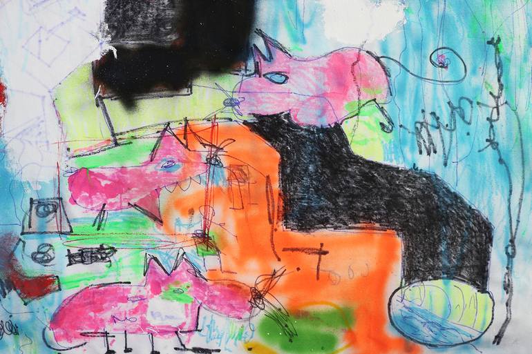 Original Expressionism Abstract Painting by Juan Luis Fernandez