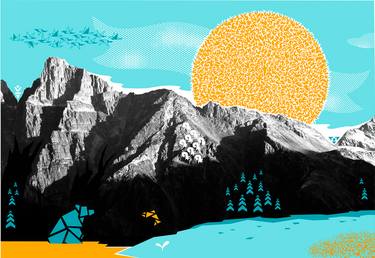 Bear Ridge - screen print - SOLD thumb