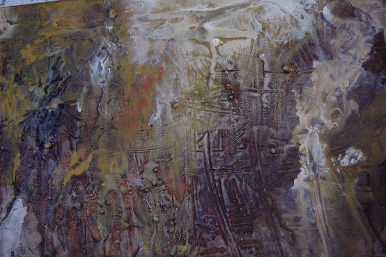 Original Abstract Expressionism Abstract Painting by Rumen Spasov