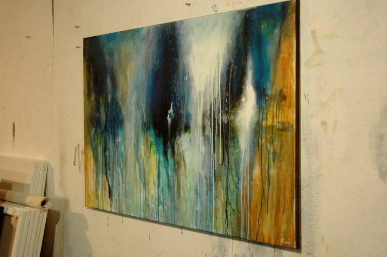 Original Conceptual Abstract Painting by Rumen Spasov