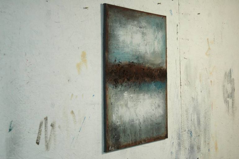 Original Conceptual Abstract Painting by Rumen Spasov