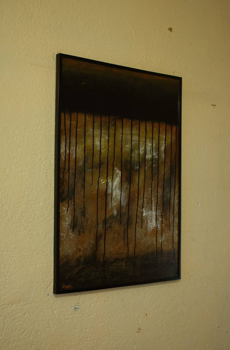 Original Conceptual Abstract Painting by Rumen Spasov