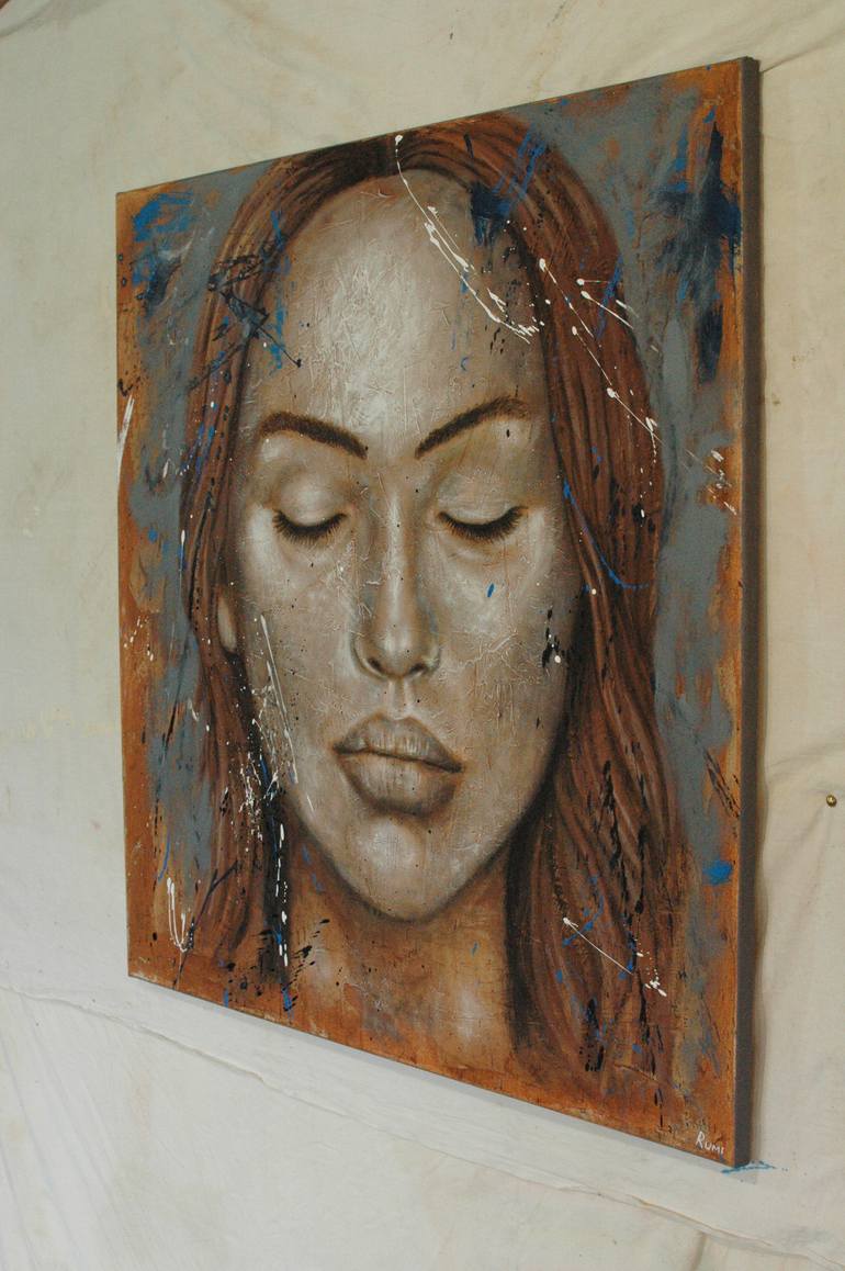 Original Conceptual People Painting by Rumen Spasov