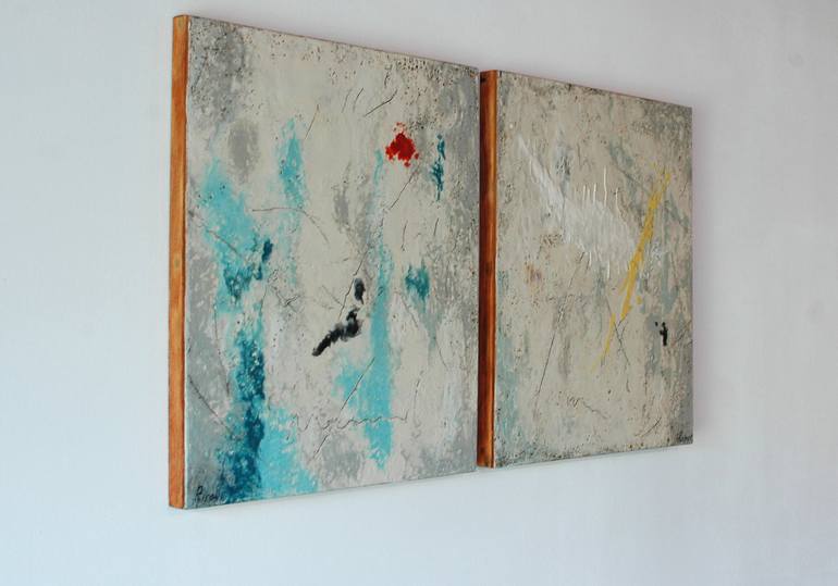 Original Conceptual Abstract Painting by Rumen Spasov