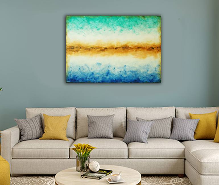 Original Conceptual Abstract Painting by Rumen Spasov