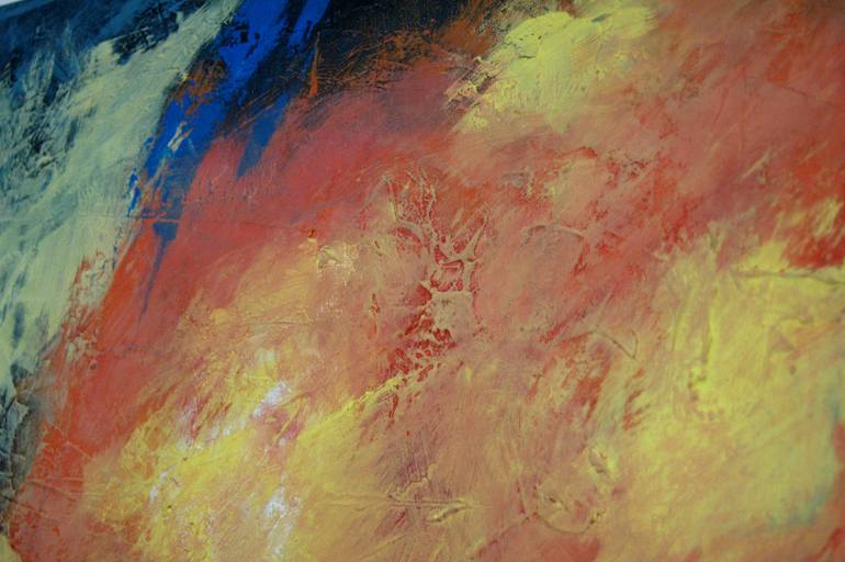 Original Abstract Expressionism Abstract Painting by Rumen Spasov