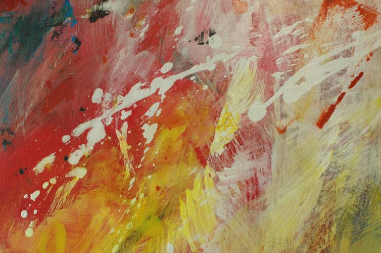 Original Abstract Expressionism Abstract Painting by Rumen Spasov