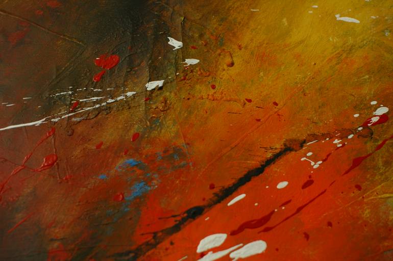 Original Abstract Expressionism Abstract Painting by Rumen Spasov