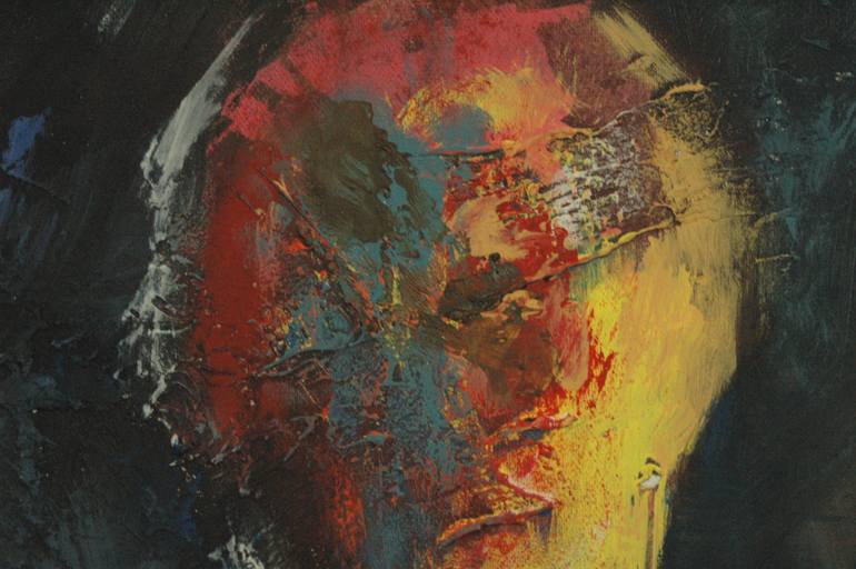 Original Figurative Abstract Painting by Rumen Spasov