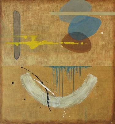 Original Conceptual Abstract Painting by Rumen Spasov