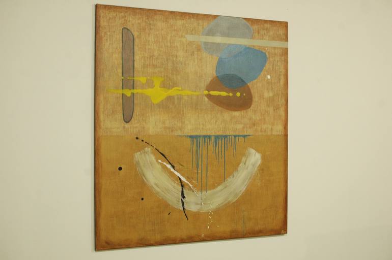 Original Conceptual Abstract Painting by Rumen Spasov