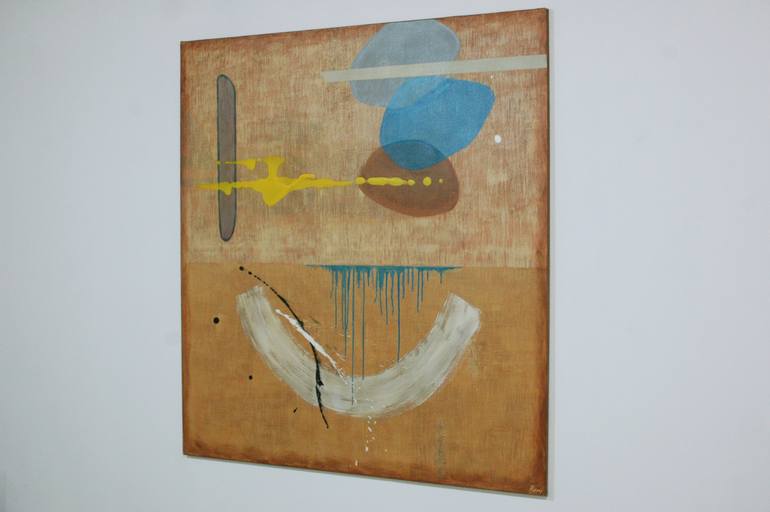 Original Conceptual Abstract Painting by Rumen Spasov