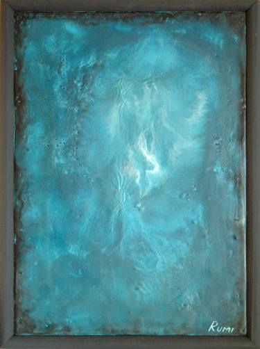 Blue Meaning Encaustic Painting By Rumen Spasov Saatchi Art