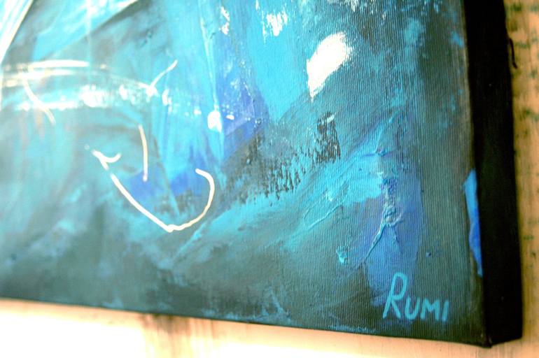 Original Abstract Expressionism Abstract Painting by Rumen Spasov