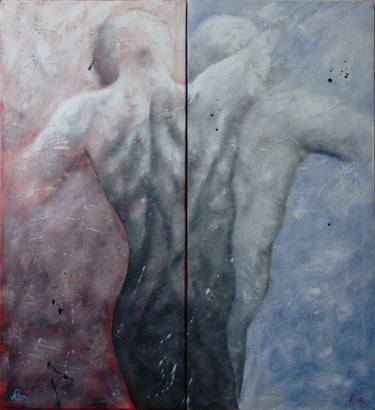 "Icarus - Rising". Diptych. Collection. thumb