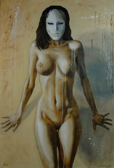 Original Conceptual Erotic Paintings by Rumen Spasov