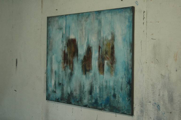 Original Conceptual Abstract Painting by Rumen Spasov