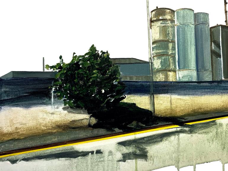 Original Documentary Architecture Painting by Rosie Greenhalgh