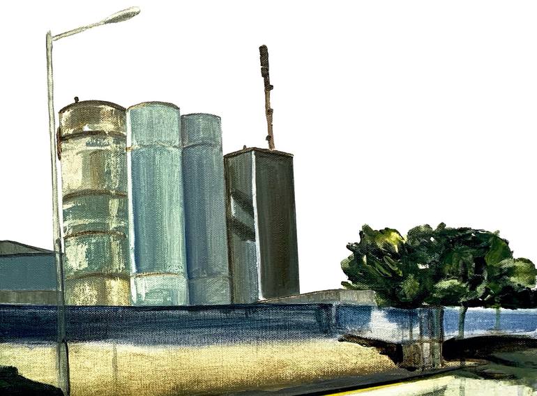 Original Documentary Architecture Painting by Rosie Greenhalgh