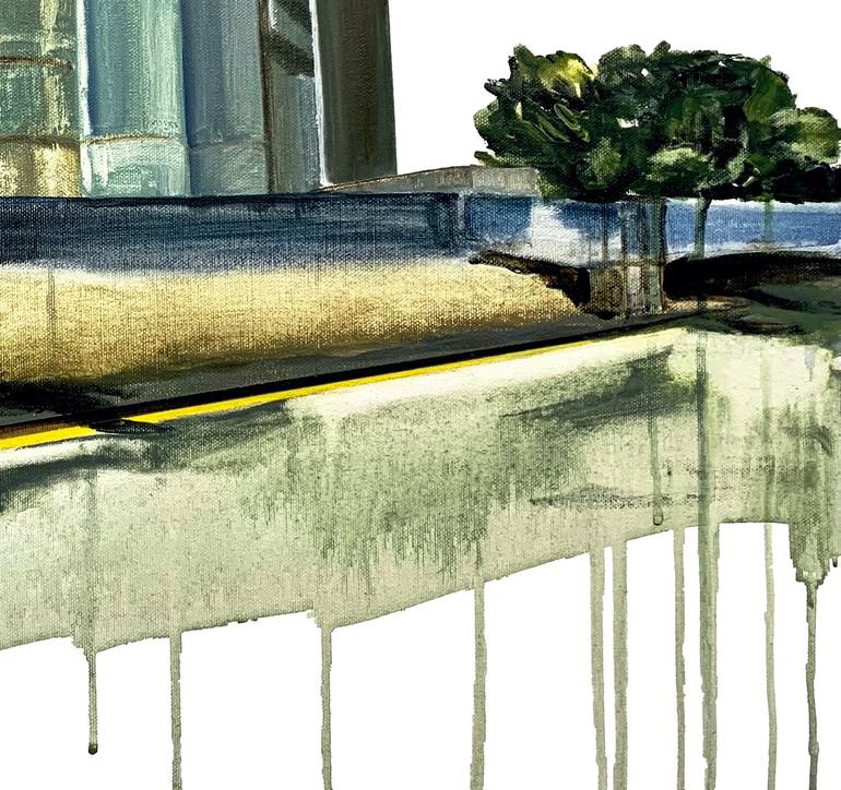 Original Documentary Architecture Painting by Rosie Greenhalgh