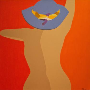 Original Pop Art Nude Paintings by Tino Faltoyano