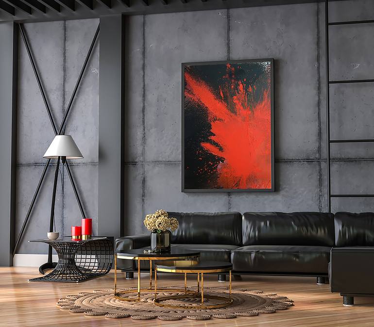 Original Contemporary Abstract Painting by Hushang Omidizadeh