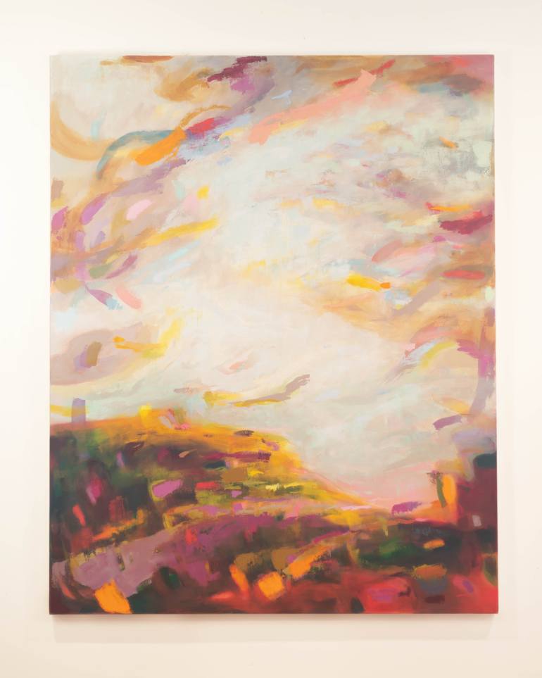 Original Abstract Landscape Painting by Nicole Renee Ryan