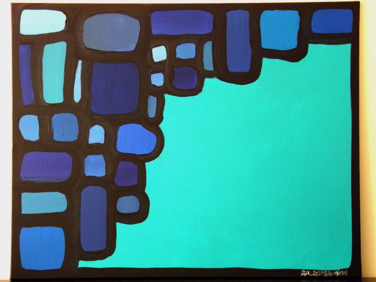 Original Minimalism Abstract Painting by Patrick Bachian
