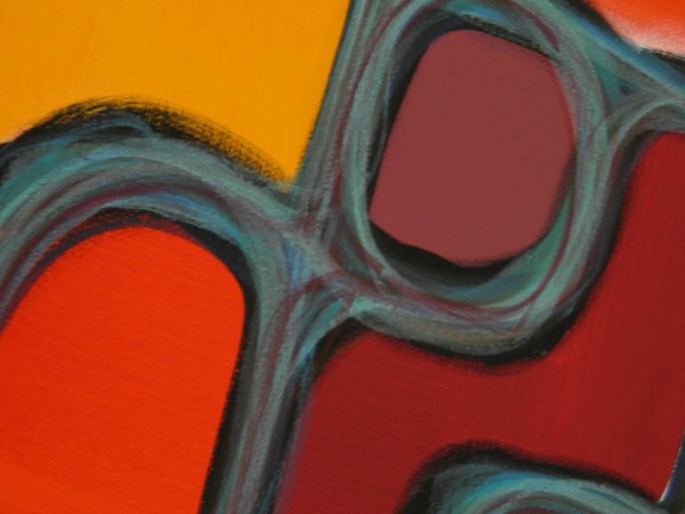 Original Abstract Expressionism Abstract Painting by Patrick Bachian